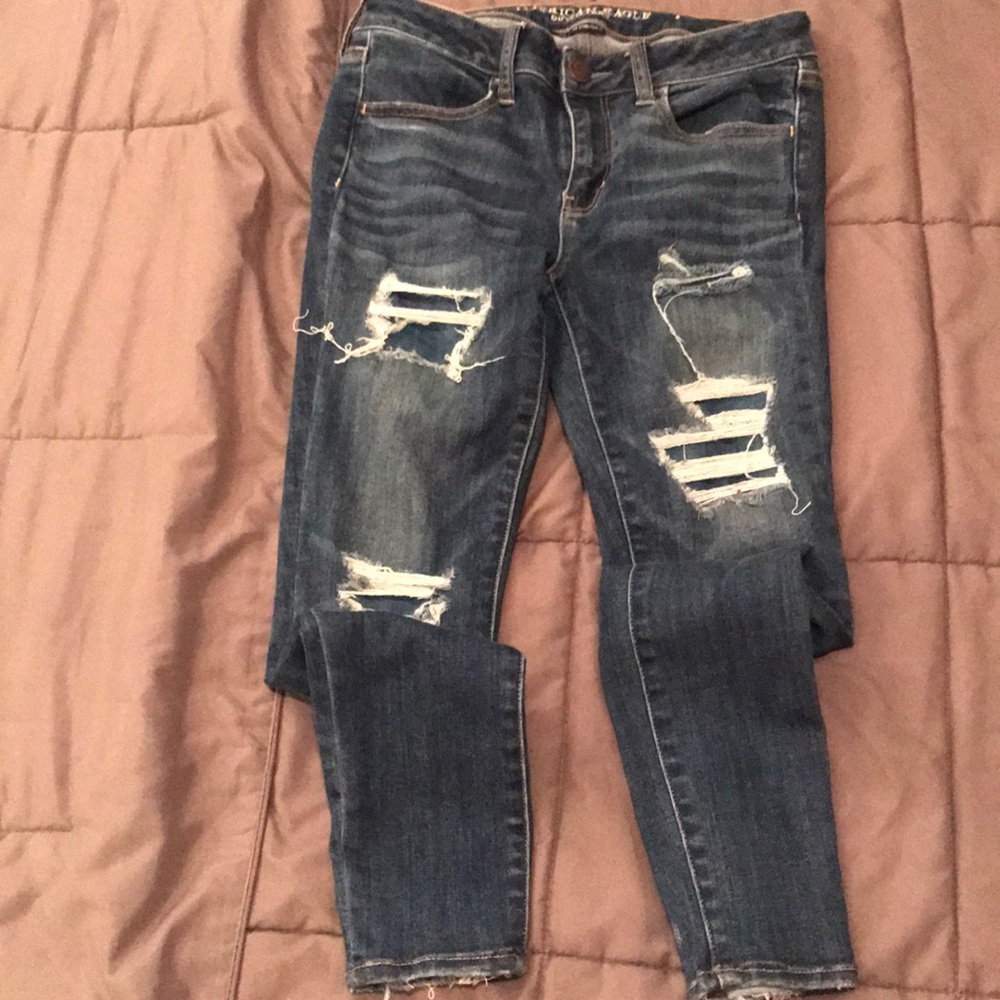 American Eagle super super stretch x jeans
